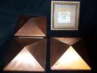 870.1669 Woodway Pyramid Copper Fence Post Cap Outdoor For 721161016692