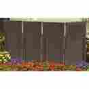 88825 4 Panel Resin Wicker Outdoor Screen Suncast Brown Usa Made New Garden Concealer 703457188825