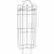 0934324 89675 093432896754 Panacea Offset Finial Trellis Black