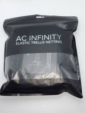 Ac Infinity Ac-etb55 Grow Trellis Netting 5x5ft Heavy-duty Elastic No Accessories