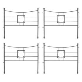 Dfs-25-4 Achla Designs Garden Fence 1.5 Inch X36 X31.5 Iron Square-on-square Outdoor 4-pack