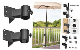 Hlsj09 Adamoss Deck Umbrella Mount Holder For Railing Patio
