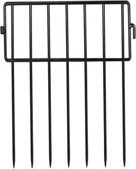 Adavin 24x15-fence Black Animal Barrier Fence-10 Pack 12 In L X 15 H No Dig Garden Decor