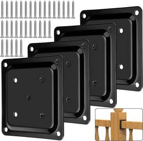 Adnee 445033279208 4 Pcs Wood Post Plate Connector Inch X Fence Anchor Base Deck Porch Adnee 445033279208 4 Pcs Wood Post Plate Connector Inch X Fence Anchor Base Deck Porch