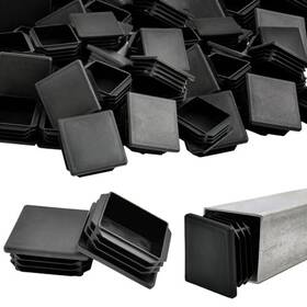 Stec50 Aemygo 2 Inch Square Tubing End Caps 50 Pcs Plastic Plug Insert Tube Stec50 Aemygo 2 Inch Square Tubing End Caps 50 Pcs Plastic Plug Insert Tube