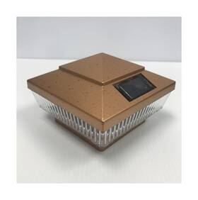 Affordable Ar247 8-pack Solar Led Copper 4 X Vinyl Pvc Wood Square Fence Post Cap Deck Outdo