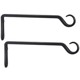 B07yjn1yld Ailin Yelokie 2-pack Forged Wall Hooks - 12 Inch Plant Hanger Bird Feeder Bracket