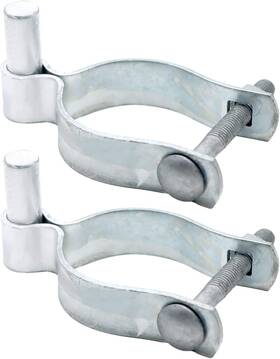 Aiwaiufu 705353693915 2 Pack Chain Link Fence Gate Post Hinge - Use For Outside Diameter Post/pipe G