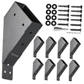 Ajovw-4 Ajovw 721912868280 Pcs 45 Degree Angle Bracket For 2ftft X 4ftft Supporting Wooden Post