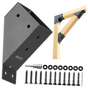 Ajovw-4 Ajovw 721912868303 Piece 45 Degree Angle Bracket For 4ftft X Supporting Wooden Post