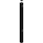Al58bsep Allure Aluminum Black Metropolitan Fence Post
