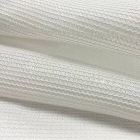 Aops00-wh Alion Custom Commercial Windscreen Privacy Screen Cover With Hems On 4 Side Only White
