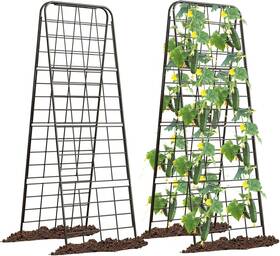 Alxcellion Zj001 Heavy Duty 50 Inch X17 Adjustable A-frame Trellis For Climbing Plants Rust-proo