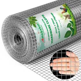 Amagabeli Garden & Home 897105981800 Hardware Cloth 1/2 Inch 36inx50ft 19gauge Galvanized After Welded Cage Mesh R