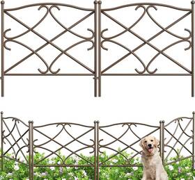 Amagabeli Garden & Home Wg012 5 Panels Decorative Fence 10ft L X24in H Animal Barrier Dogs Rustproof