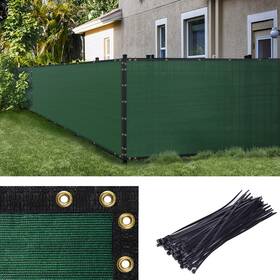Amgo Ag5x50green 5ft X 50ft Green Fence Privacy Screen Commercial Standard Heavy Duty Windscree