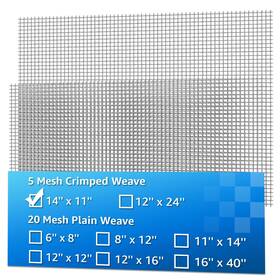 Amzdepot A28ad0501p2 2 Pack 14 Inch X11 Wire Mesh 5 Crimped Stainless Steel Never Rust Stu