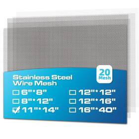 Amzdepot A28ad1114 4 Pack 11x14 Inch Wire Mesh 20 Stainless Steel Never Rus