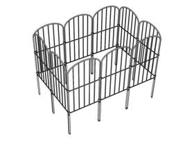 Anampion 762178930397 Vevor Garden Fence No Dig 24in H X12ft L