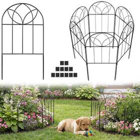 Arcticbird P-f51 Decorative Garden Fence 24in H X 6ft L Small Animal Barrier 6