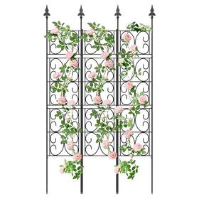 Ardefentium 977390391978 60ftft H X 33.3ftft W Metal Garden Trellis For Climbing Plants Outdoo