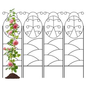 A-pt-tyh-56in-4p Arifaro 56 Inch Metal Garden Trellis For Climbing Plants Pack Of 4 Outdoor Sturdy A-pt-tyh-56in-4p Arifaro 56 Inch Metal Garden Trellis For Climbing Plants Pack Of 4 Outdoor Sturdy