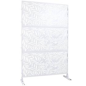 Autmoon W465p193280 76 Inch Decorative Outdoor Decor Privacy Fence Screen Metal Panels Indoor
