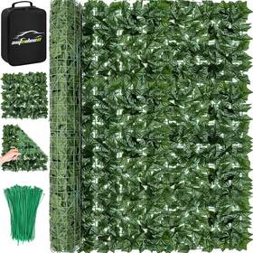 Autodeco 313019274226 Artificial Ivy Privacy Fence Screen 118x39.5in Faux Greenery Fe
