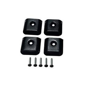 Automotive Authority Llc Rv-7/8-ec-4 4 Pack Rv Camper Trailer Aluminum Extrusion Flat End Cap For Vinyl Trim Black