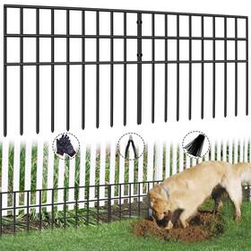 Avelotuug Dxwl30 42.5ft L X 13in H Animal Barrier Fence 30 Panels No Dig Garden For D