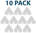 Awcp-pic-.875x3sp-10pk Weatherables Vinyl Spade Picket Caps Pack White 841294122319