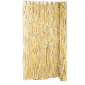 Bamboo Reed Fencing 4 Pack Backyard Privacy Screen Conceal Patio Garden 6x16 Ft