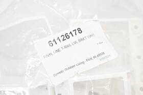 Barrette 61126178 Outdoor Living Finyl Line T-rail Level Bracket Set White
