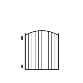 Barrette Outdoor Living 040933150045 Beechmont Standard-duty 4 Ft. W X H Black Aluminum Arched Pre-assembled Fe Barrette Outdoor Living 040933150045 Beechmont Standard-duty 4 Ft. W X H Black Aluminum Arched Pre-assembled Fe
