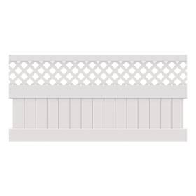 73025026 Barrette Outdoor Living Anderson 4 Ft. H X 8 W White Privacy Vinyl Fence 73025026 Barrette Outdoor Living Anderson 4 Ft. H X 8 W White Privacy Vinyl Fence