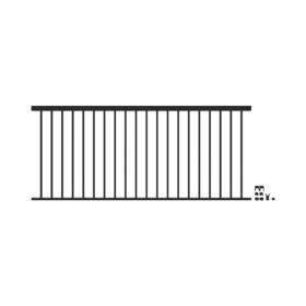 73043028 Barrette Outdoor Living Versarail Classic 8 Ft. X 42 Inch Matte Black Aluminum Rail Level Kit 73043028 Barrette Outdoor Living Versarail Classic 8 Ft. X 42 Inch Matte Black Aluminum Rail Level Kit