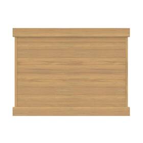 6ft.hx8ft.w Barrette Outdoor Living 73045591 Horizontal Cypress Privacy Vinyl Fence Panel Unassembled