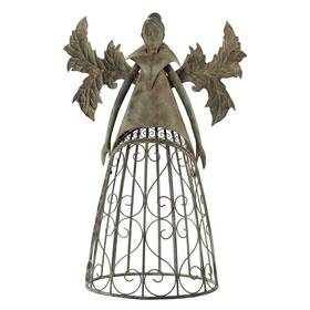 Fu71593 Benedict Company Llc. Design Toscano Tempest The Metal Garden Trellis Fairy Bronze 46 Inch H