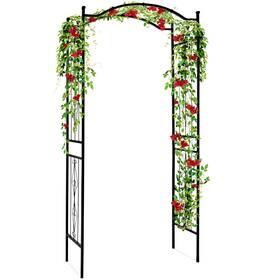 Best Choice Products Sky3939 Steel Garden Arch Arbor Trellis For Climbing Plants - 92in