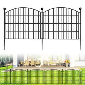 Bilibompa 24tgdf-sg No Dig Decorative Garden Fence Animal Barrier - 5 Panels 24 In H X 10 Ft L