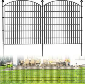Bilibompa Sgdwwl-h1 10 Panels Decorative Garden Fence - 32 In H X 23.6 Ft L No Dig Dog Out