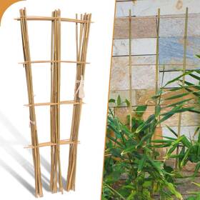 Biotolot Biotolothj0002 3ft Bamboo Trellis For Climbing Plants - 10 Pack Fan-shaped Plant Support