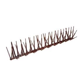 Bbg2000-7brn Bird B Gone Bbg2000-7brn/10 Brown Plastic Spike - 10 Ft. X 7 Inch