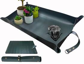 230610a Biuwing Leather Plant Repotting 1ft6 Inch X 2ft6 Rectangular Blackish