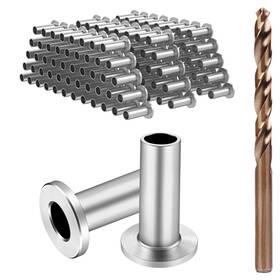 B0ffrnzq43 Blika 150 Pack Stainless Steel Protector Sleeves For 1/8 Inch 5/32 Or 3/16 Deck Ca
