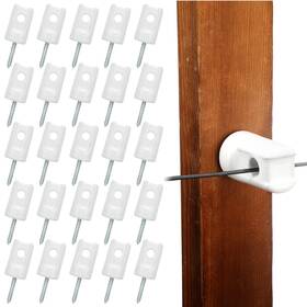 Blulu B0cmtdl92j 25x Ceramic Electric Fence Insulators Heavy Duty Porcelain Lag Screw