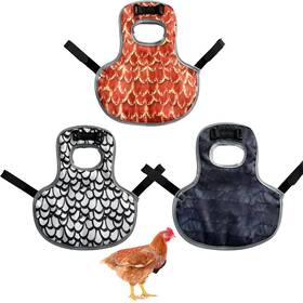 Bmpzery Cg-mja-3pcs-fll 3 Pcs Chicken Saddle For Hens Aprons With Adjustable Strap Hen