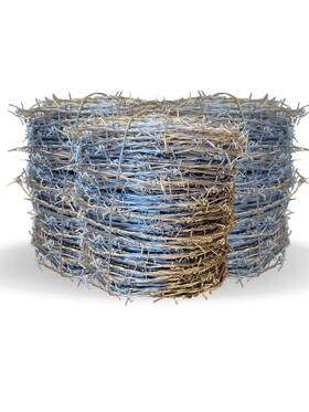 Bobco Metals Cm3-5301 Galvanized Barbed Wire Fencing 656 Ft Roll