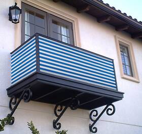 Boen 413984182582 3 X 16 Ft Balcony Privacy Screen Fence Windscreen Cover Uv Protection Weat