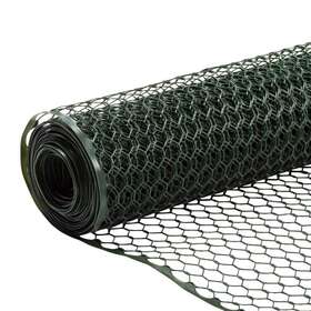 Pf-40008 Boen Poultry Hex Garden Fence Netting Lightweight Plastic Mesh 4ft X 75ft Green